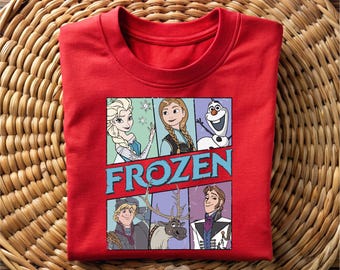 Elsa Shirt, Frozen Shirt, Disneyland Shirt, Frozen Olaf Shirt, Retro Disney Shirt, Disney Princess Shirt, Kids Disney Shirt, Disney Shirts