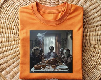 Horror Movie Best Friends Michael and Jason Shirt, Halloween Crewneck, Horror Movie Shirt, Scary Halloween Characters, 80s Scary Movie Shirt