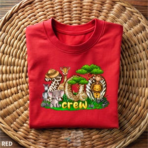 Zoo Crew Shirt, Kids Zoo Trip Shirt, Family Matching Shirts,Safari Life Shirt,Animal Lover Shirt,Zoo Vacation Shirt,Custom Zoo Shirt