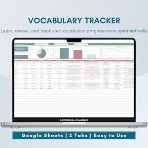 Google Sheets Vokabeltracker | Sprachenlern-Spreadsheet