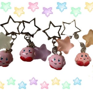 kirby star keychains