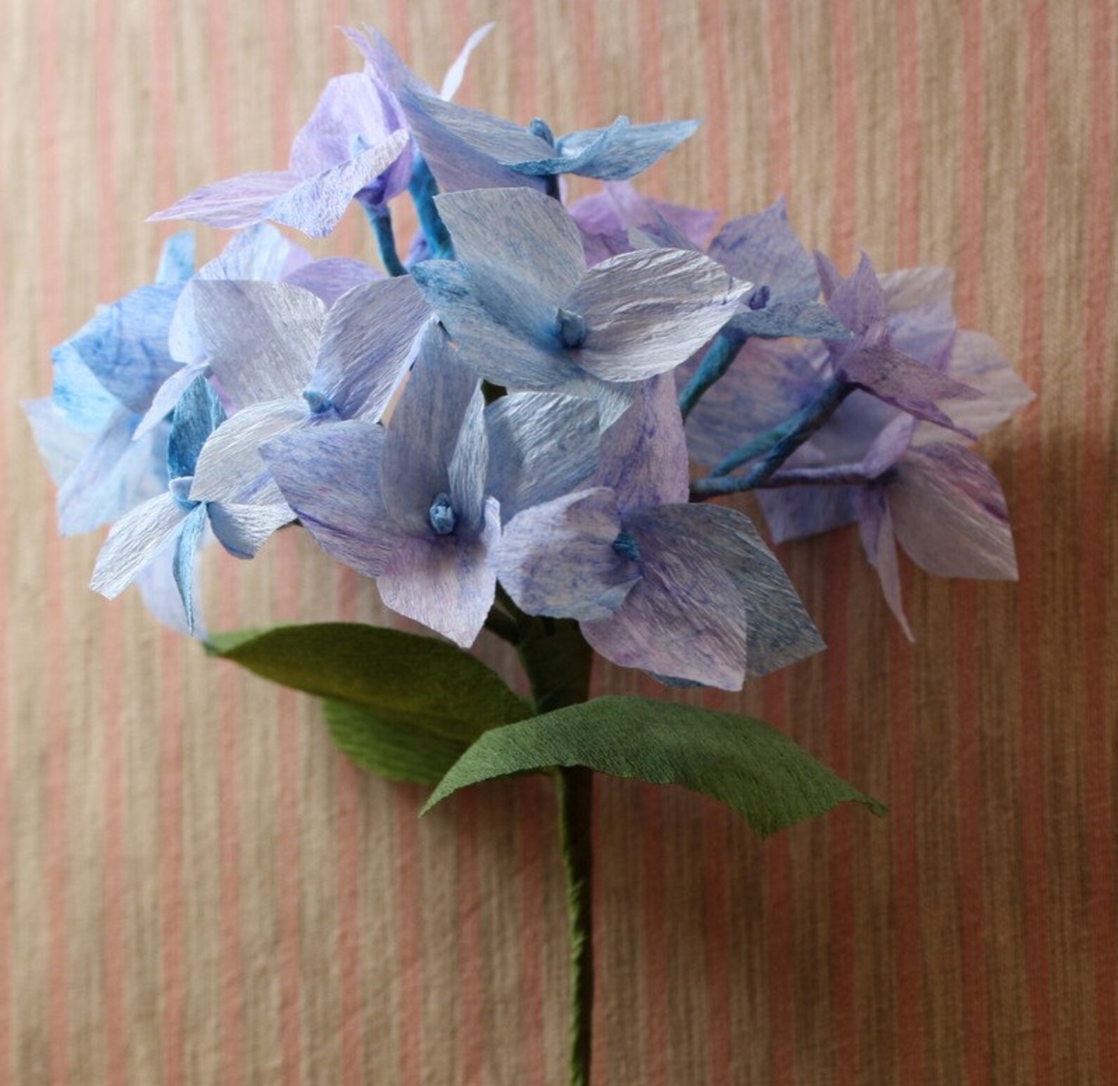 Crepe Paper Hydrangea Etsy