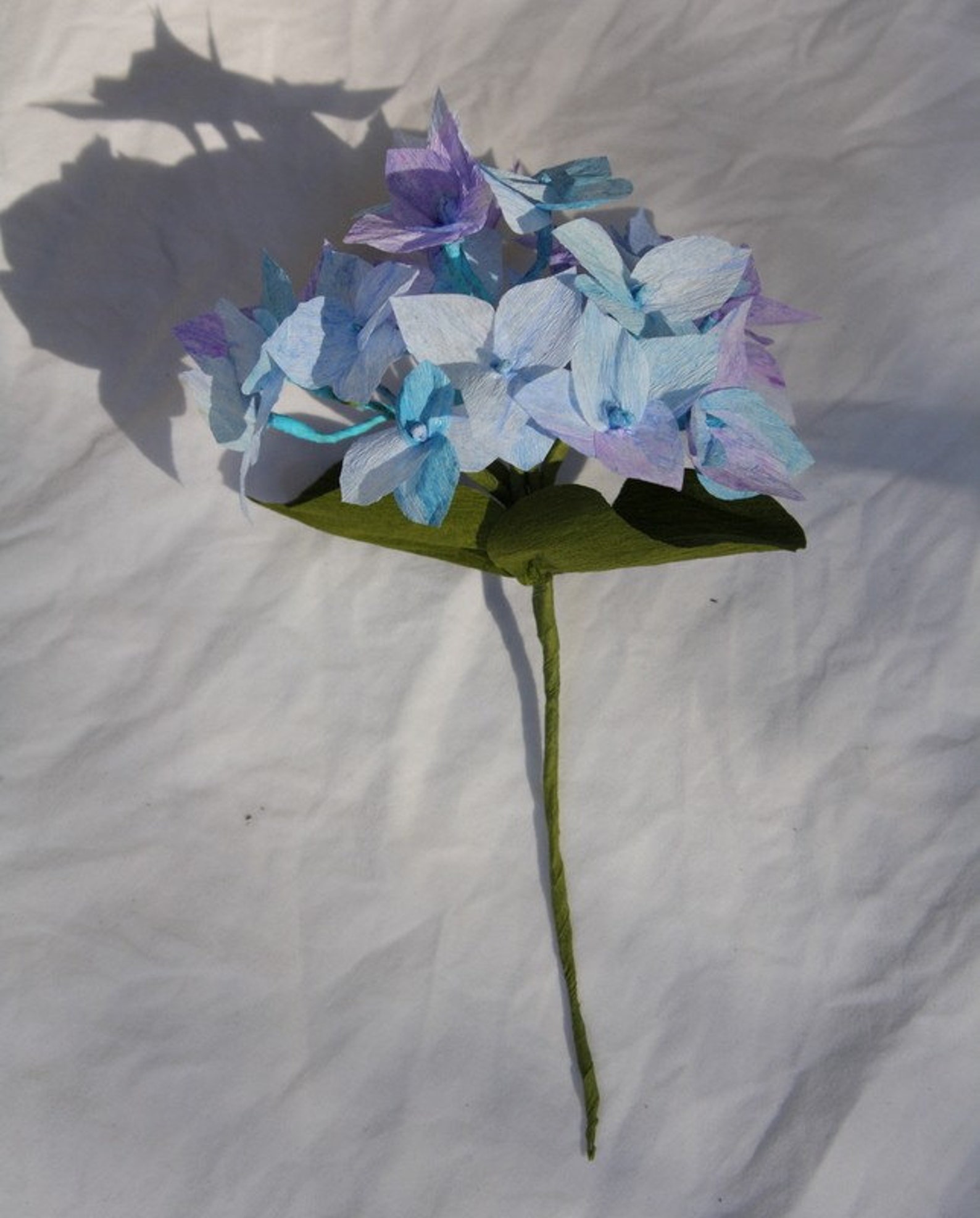 Crepe Paper Hydrangea Etsy
