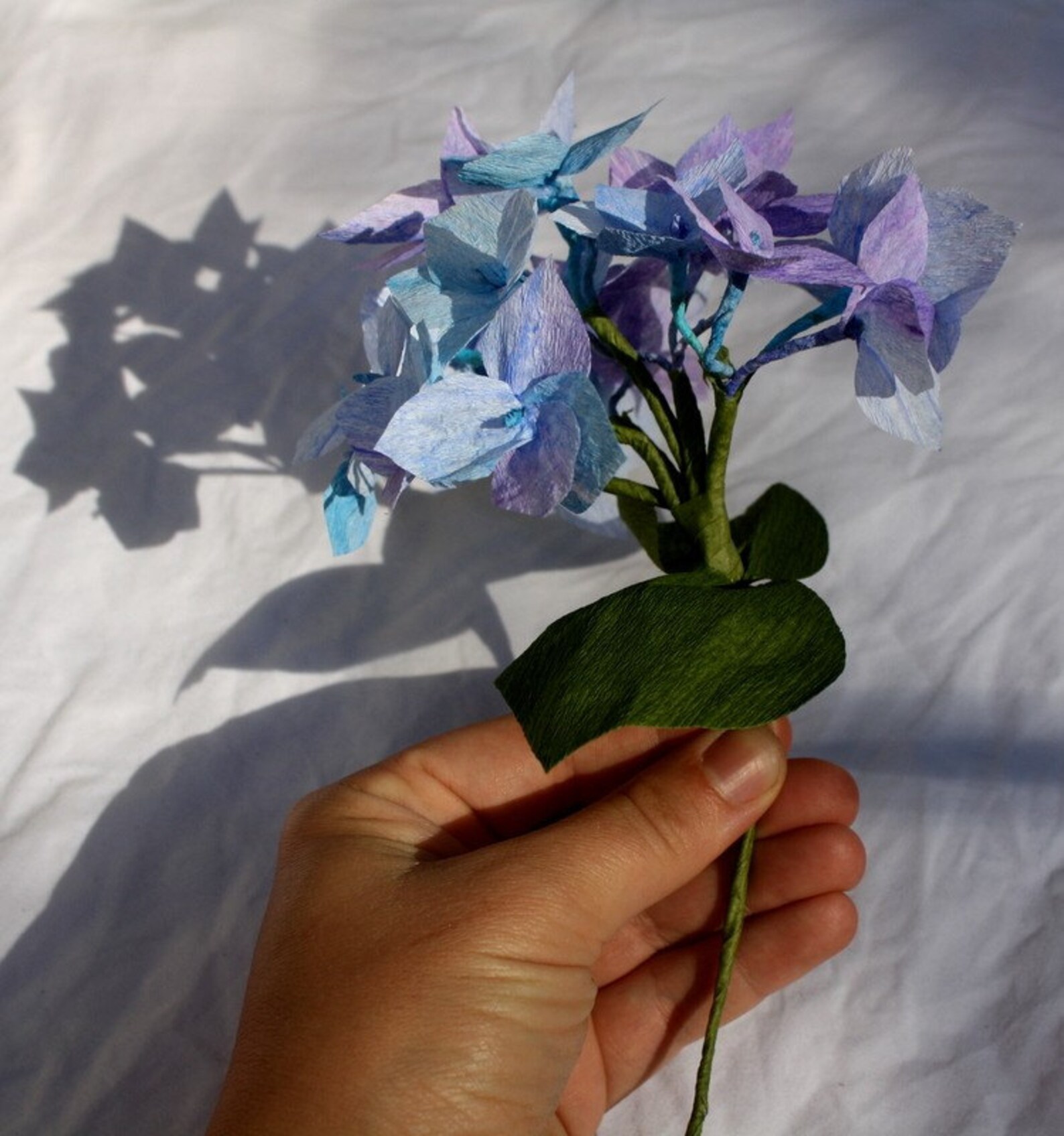 Crepe Paper Hydrangea Etsy