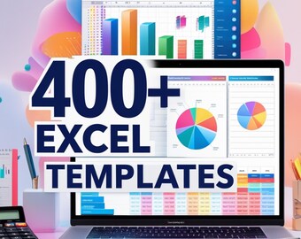 400+ Excel Templates Pack | Buchhaltung, Small Business, KPI Dashboards, Planer & Tracker