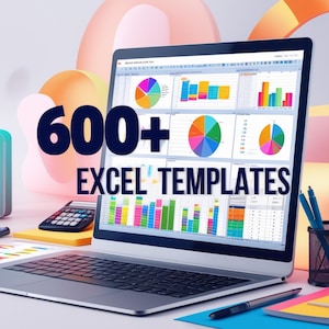 Ultimate Spreadsheet Bundle | 600+ Excel, Finance, Planner, Business & Accounting Templates