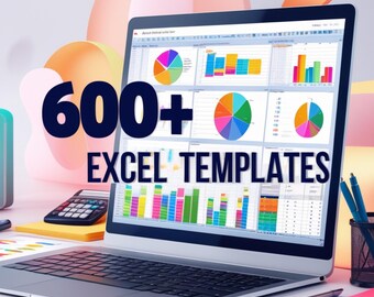Ultimate Spreadsheet Bundle | 600+ Excel, Finance, Planner, Business & Accounting Templates