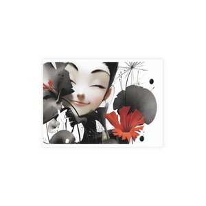 Künstlerisches Postkarten-Set mit Blumenmustern zum Notizenschreiben, Scrapbooking, Geschenkverpackung, Briefpapiersammlung, Postkartenset