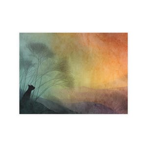 Set di cartoline artistiche - Vibrazioni della natura, cartoline panoramiche per inviare amore, perfette per decorare la casa, buste regalo o scrapbooking