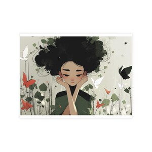 Lot de cartes postales fantaisistes - Inspiré de la nature, motif papillon, parfait pour envoyer de l'amour, étiquettes cadeaux, notes manuscrites