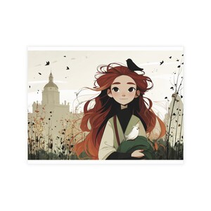 Lots de cartes postales fantaisistes pour les amoureux de la nature, art botanique, notes manuscrites, cadeaux attentionnés, papeterie esthétique