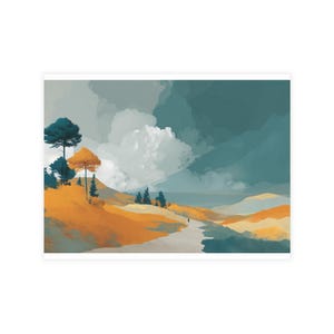Lot de cartes postales pittoresques, cartes d'art nature, cartes de voeux de voyage, papeterie artistique personnalisée, idéal pour envoyer des notes