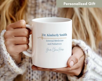 Personalized Doctor Coffee Mug, Custom Medical Gift