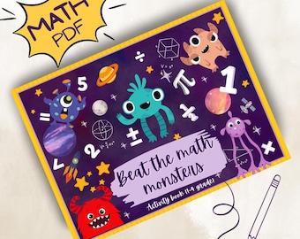 Mathe-Arbeitsblätter für Kinder, Grundschule Mathe-Aktivitäten (digitale Drucksachen)