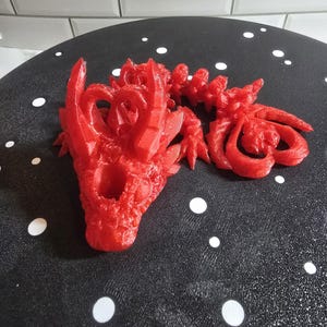 Dark Heart Tadling Dragon Straw Topper