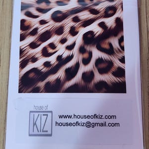 Lens Cleaning Cloth - Animal Print