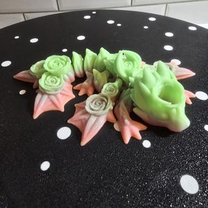 Rose Dragon Straw Topper - Glow in the Dark
