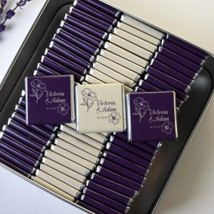 50 Chocolate Favors, Wedding Favors For Guests, Engagement Chocolate, Wedding Favors, Customized Chocolate, Custom Chocolate