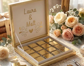 結婚式、ウェディング高級チョコレート、カスタマイズされたプレキシガラスチョコレート、ウェディングチョコレート、ゲストへの引き出物、婚約チョコレート、カラフルなボックス