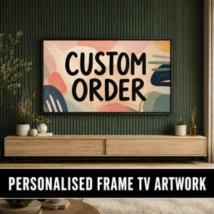 Samsung Frame TV Digital konst - Specialbeställning på begäran. Priset kan ändras beroende på behov, vänligen skicka meddelande först.