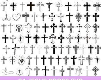 Cross Svg, Christian Cross Svg, Catholic Svg, Jesus Cross Svg, Cross Cricut, Religious Svg, Crosses Svg, Christian Cross Clipart, Cross svg