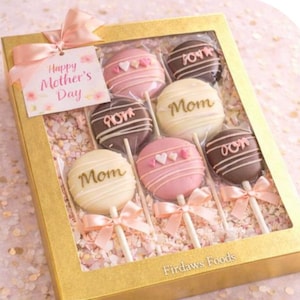 Chocolate Dipped Oreo Pops Gift Box | Mother’s Day Edible Treats for Mom