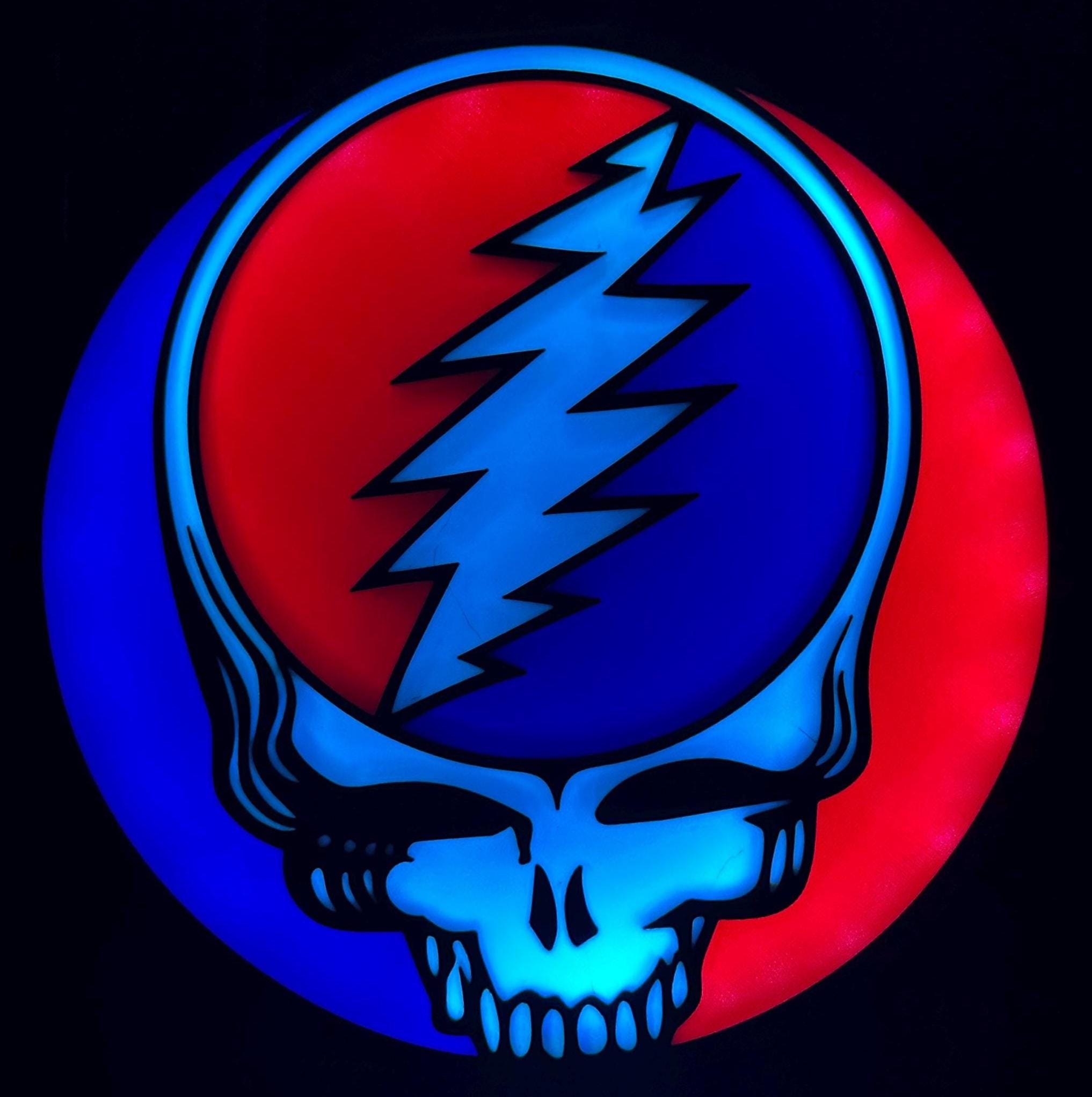 Grateful Dead Lamp - Etsy