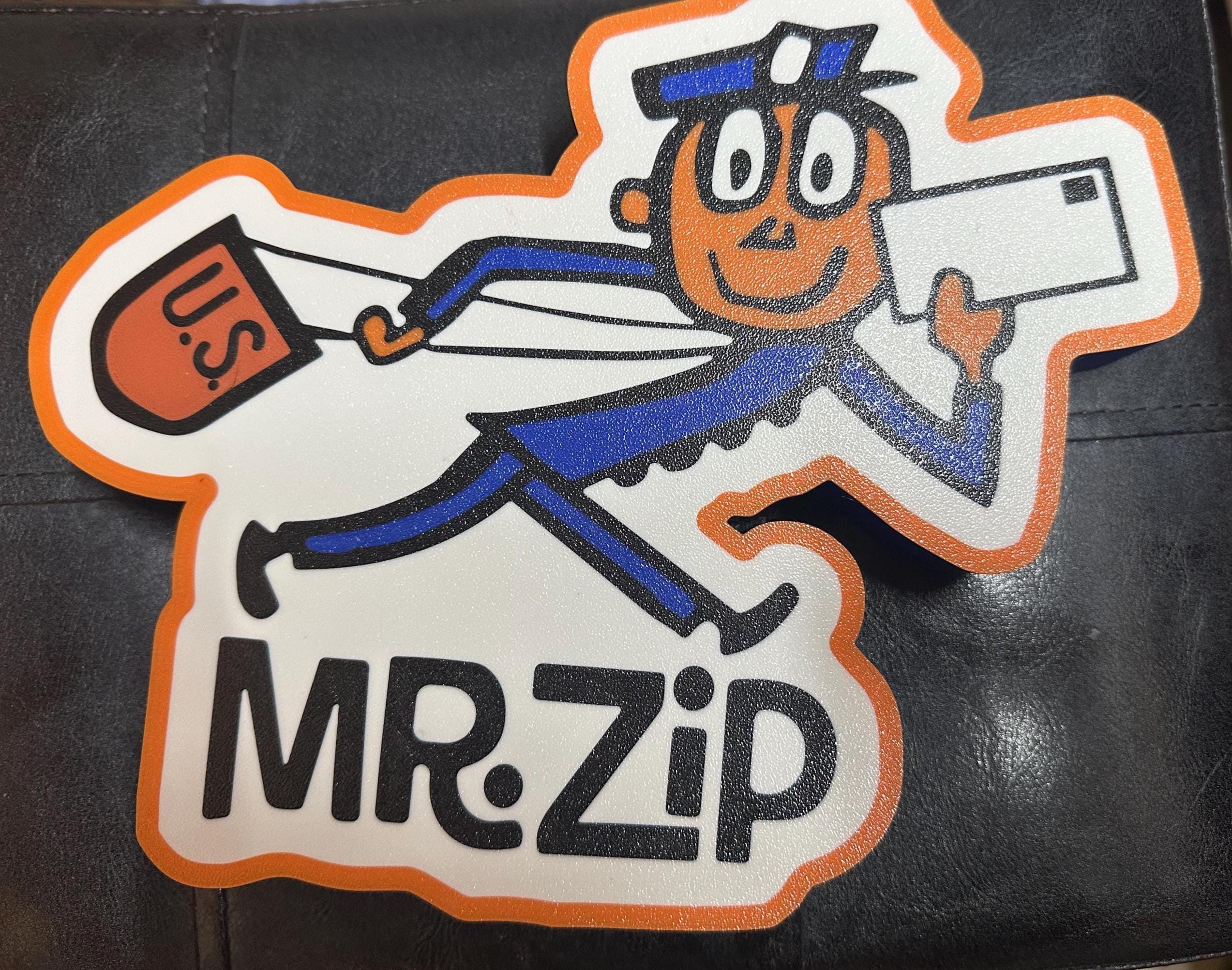 Mr. ZIP -zippy- Light Sign - USPS - Etsy