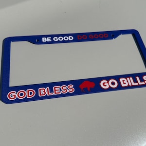 Josh Allen MVP License Plate Frame- GO BILLS!!!!