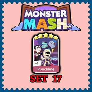 Monopoly Sticker 5 Star - Punchline - Set 17 - Monster Mash - Fast Delivery