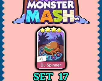 Mogo Sticker 4 Star - DJ Spinner - Set 17 - Monster Mash - Fast Delivery