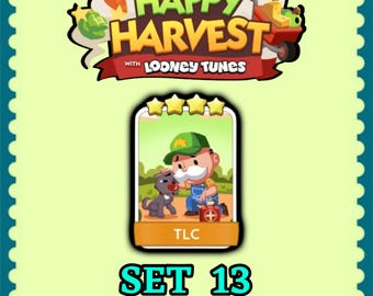 Monopoly Sticker 4 Star - TLC - Set 13 - Happy Harvest - Fast Delivery