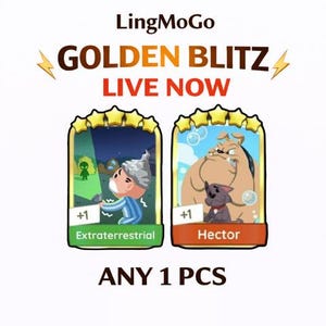 Extraterrestrial / Hector - Monopoly Golden Blitz Sticker - (1 Pcs per order) - Instant Delivery