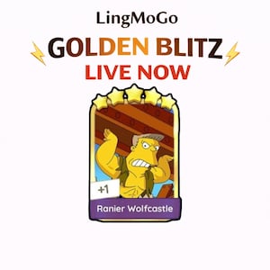 Monopoly Go Golden Blitz - Ranier Wolfcastle - Set 20