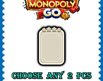 MonopolyGo The Simpsons Album - 4 Star Sticker - 2 pcs