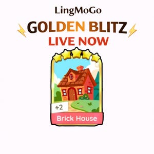 Monopoly Golden Blitz – Casa de Tijolos - Conjunto 24
