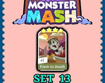 Mogo Sticker 4 Star - Fresh to Death - Set 13 - Monster Mash - Fast Delivery