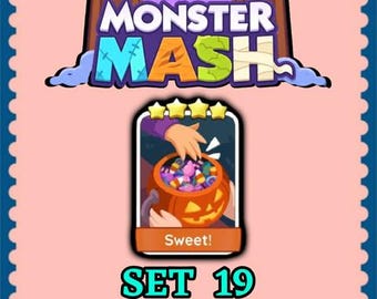 Mogo Sticker 4 Star - Sweet! - Set 19 - Monster Mash - Fast Delivery