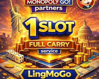 Looney Tunes Partners - 1 Slot - Monopoly Go Full Carry Service