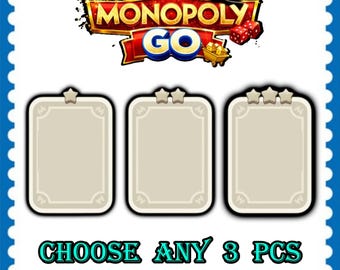 MonopolyGo HAPPY HARVEST - 1-3 Star Sticker - 3 pcs