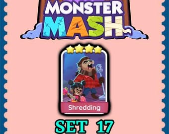 Mogo Sticker 4 Star - Shredding - Set 17 - Monster Mash - Fast Delivery