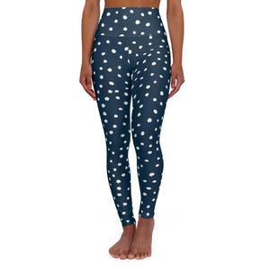 Polka Dot Yoga Leggings – High-Waisted Workout Tights for Women | Cute & Comfy Activewear | Frankie Sparrow