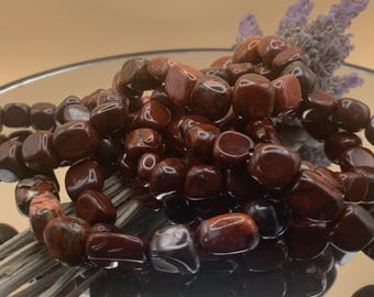 Jasper Pebble Buddha Armband