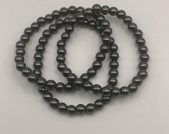 Hematit Buddha-armband