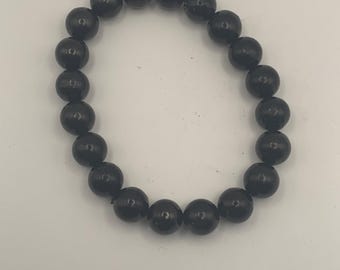 12 mm Shungit Buddha-armband