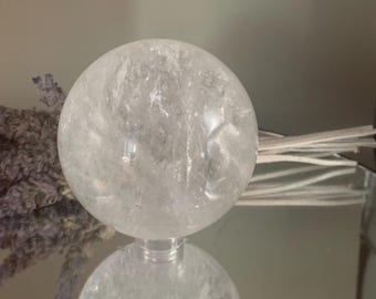 Quartz Crystal Sphere 2 1/2”