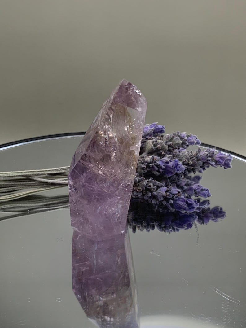 Translucent Amythyst Lavender Amethyst Phantom Tower - Etsy