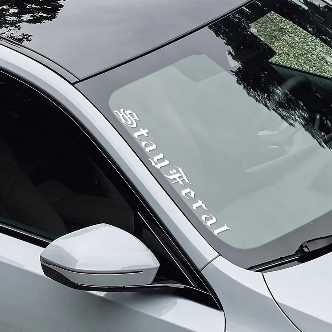 Stay Feral Car Sticker Stay Feral Vinyl Decal Banner Decal stay-feral-car-sticker-stay-feral-vinyl-decal-banner-decal