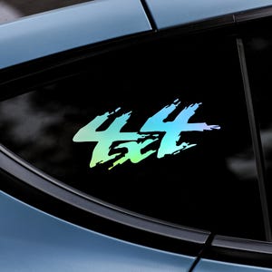 1 Pair 4x4 Vinyl Decals | 4x4 Car Decal 4x4 Decal Sticker Window Sticker for Car, Truck, 4x4, SUV, Auto