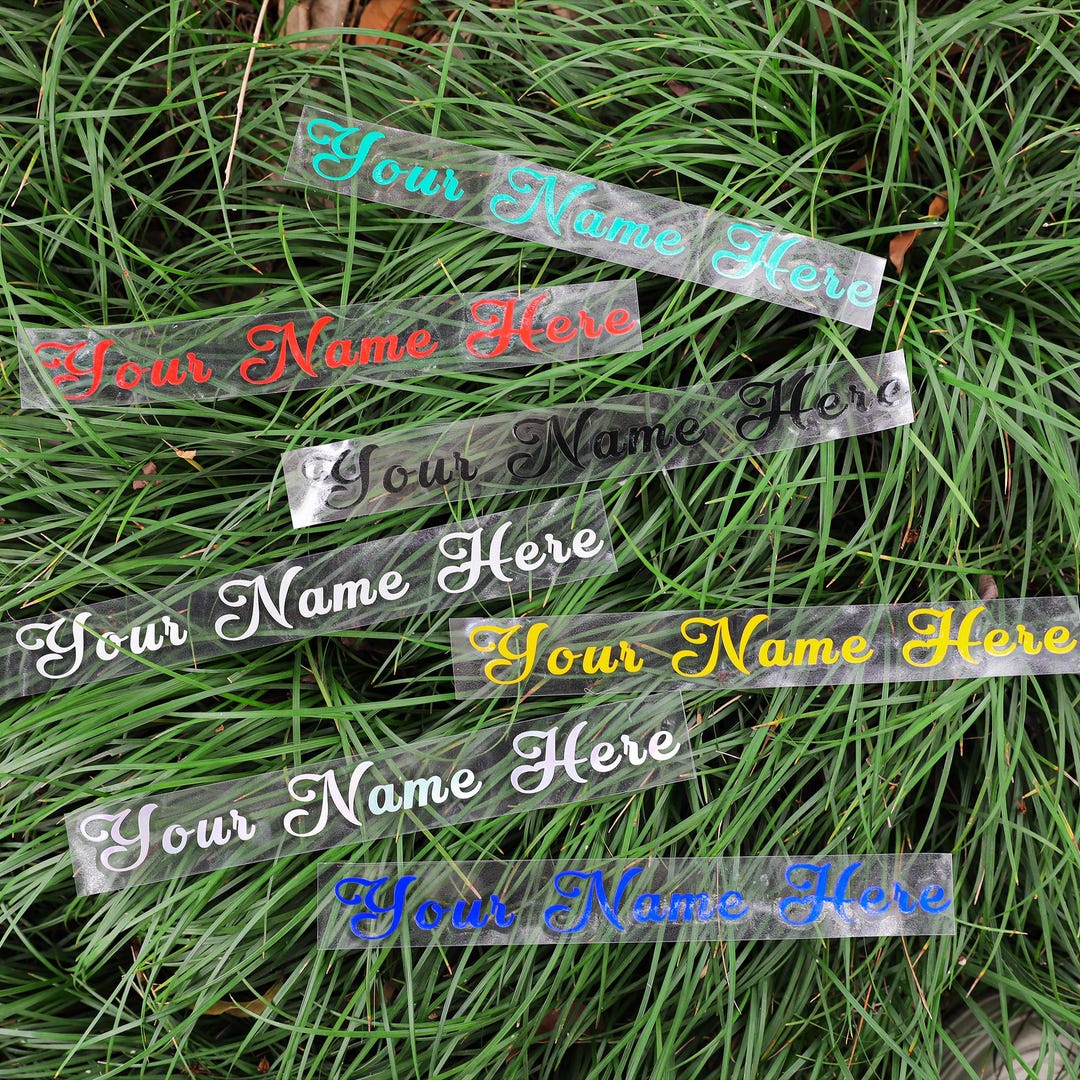 Custom Text Vinyl Decal, Waterproof Car Window Sticker - Etsy